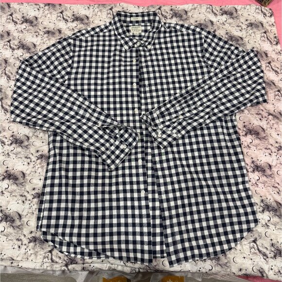J.Crew Classic Secret Wash Shirting shirt size L - Picture 1 of 3